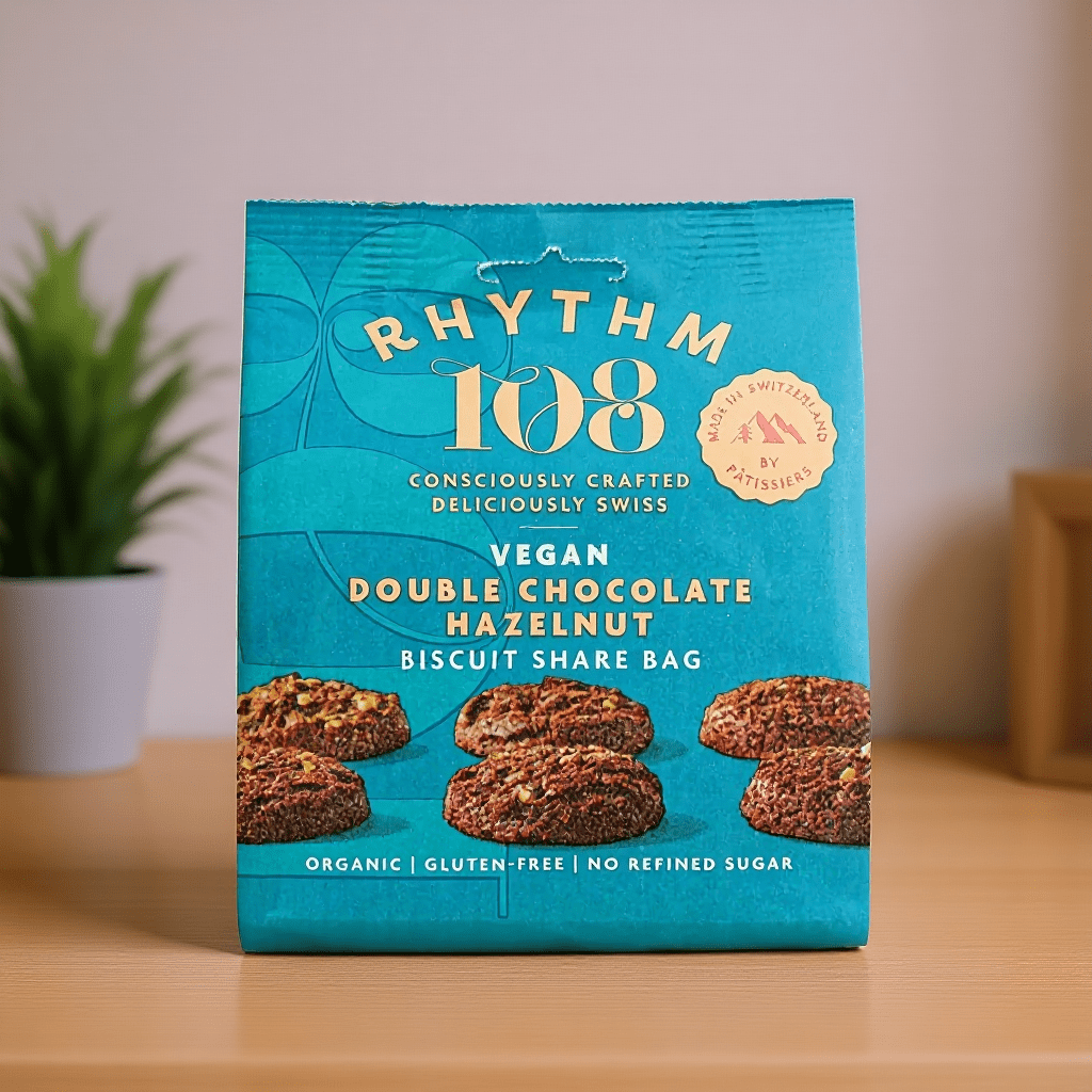 Double Chocolate Hazelnut Tea Biscuit Bag 135g