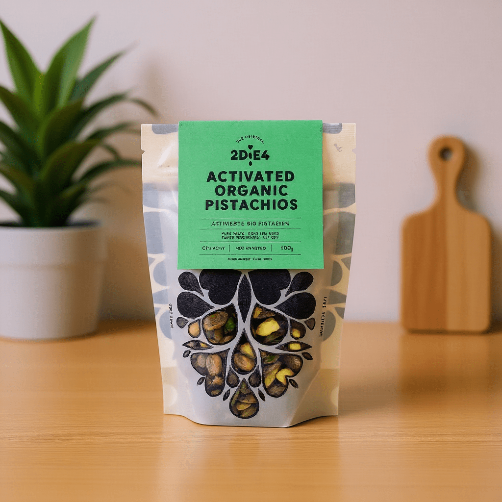 Activated Organic Pistachios 100g