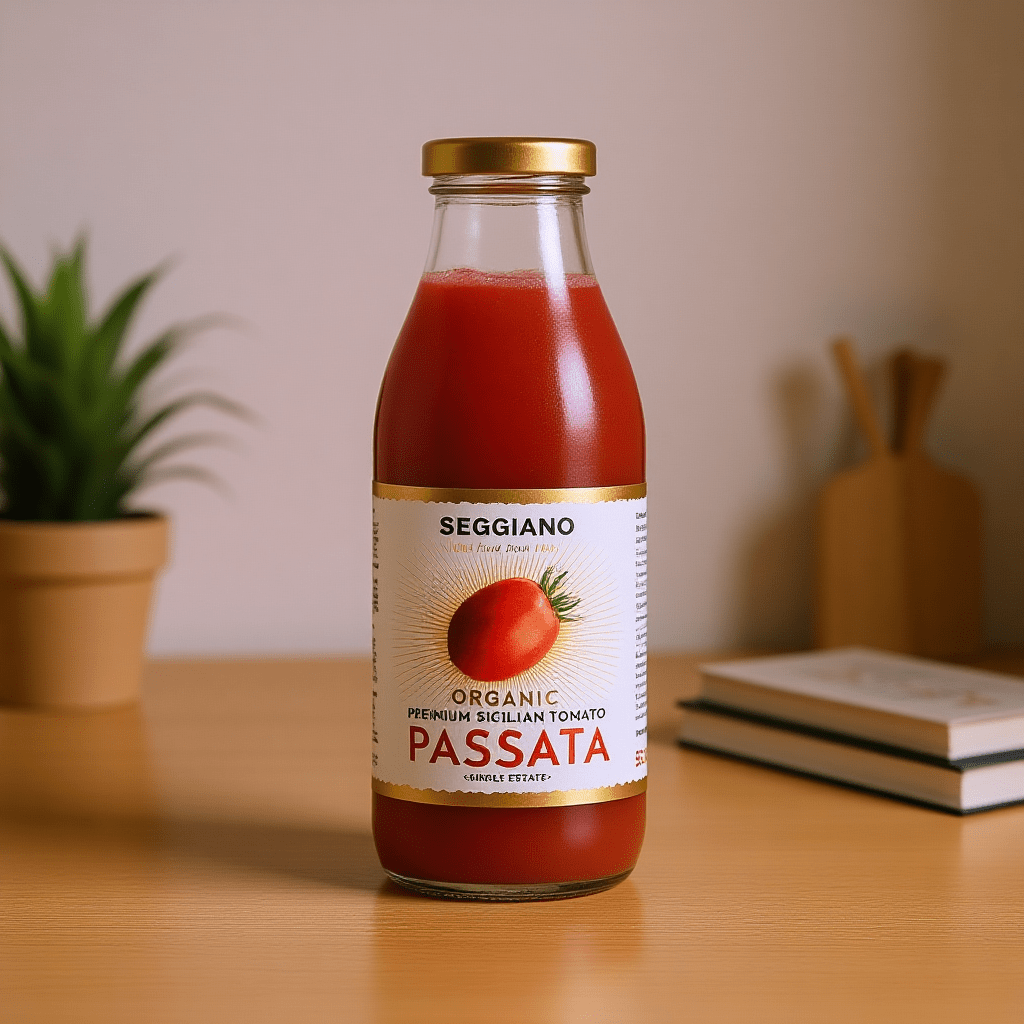 Organic Premium Sicilian Tomato Passata 500g