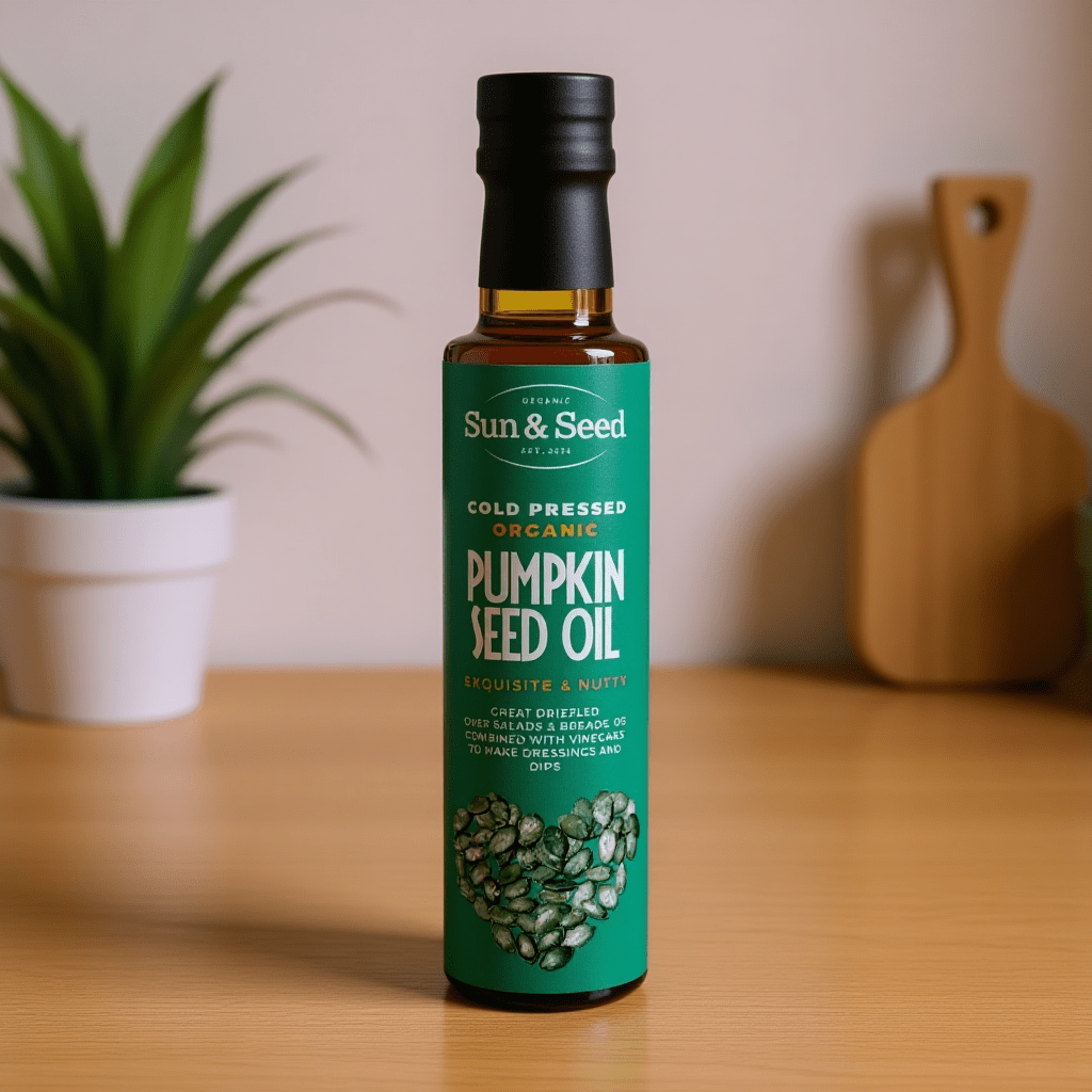 Organic Pumpkin Seed Oil-cold pressed 250g