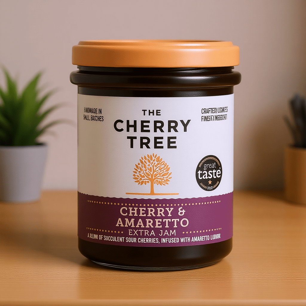 Cherry & Amaretto Extra Jam 225g