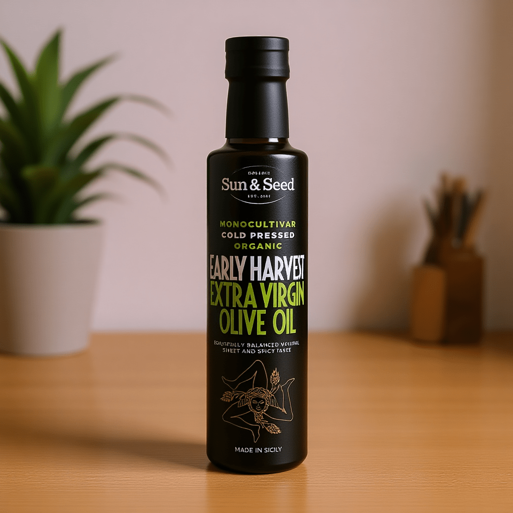 Organic Early Harvest Sicilian Extra Virgin Olive Oi 500g
