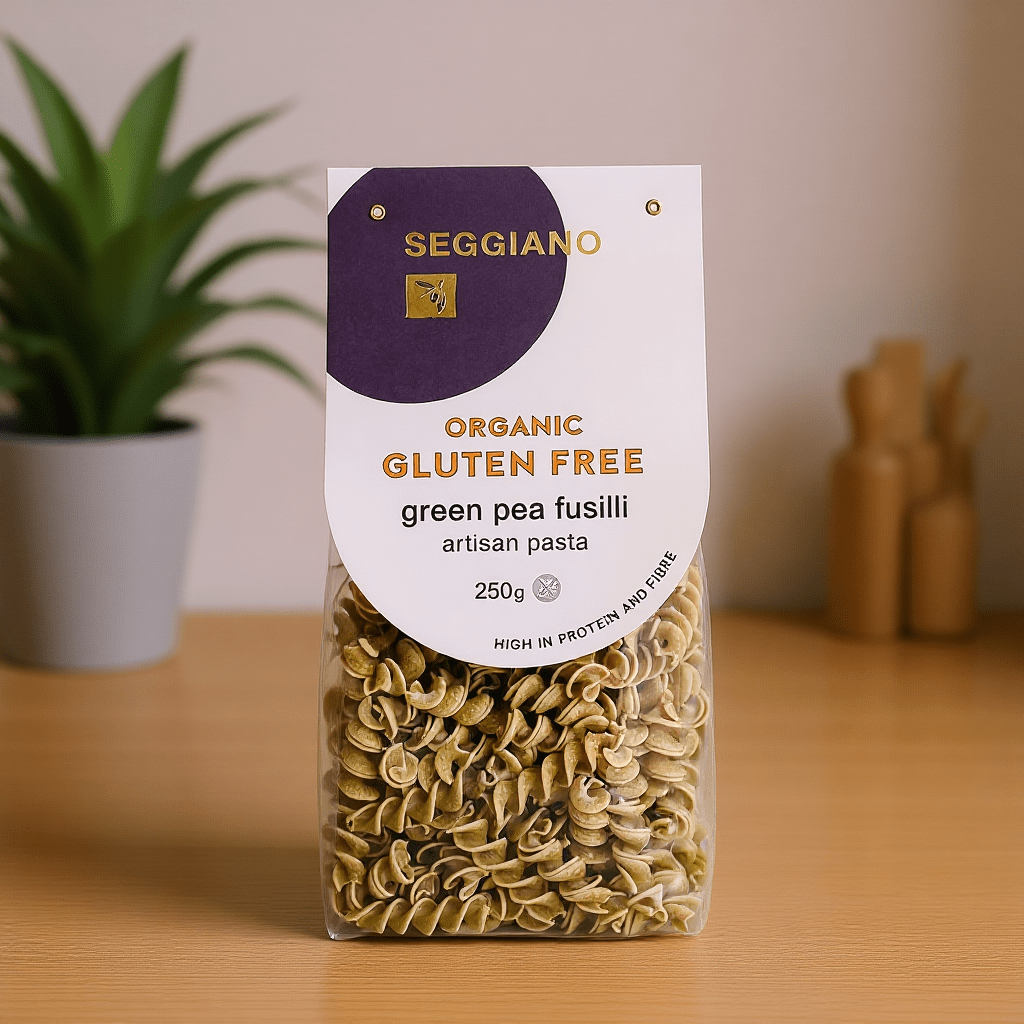 Organic Green Pea Fusilli 250g