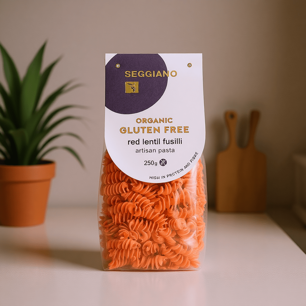 Organic Red Lentil Fusilli 250g