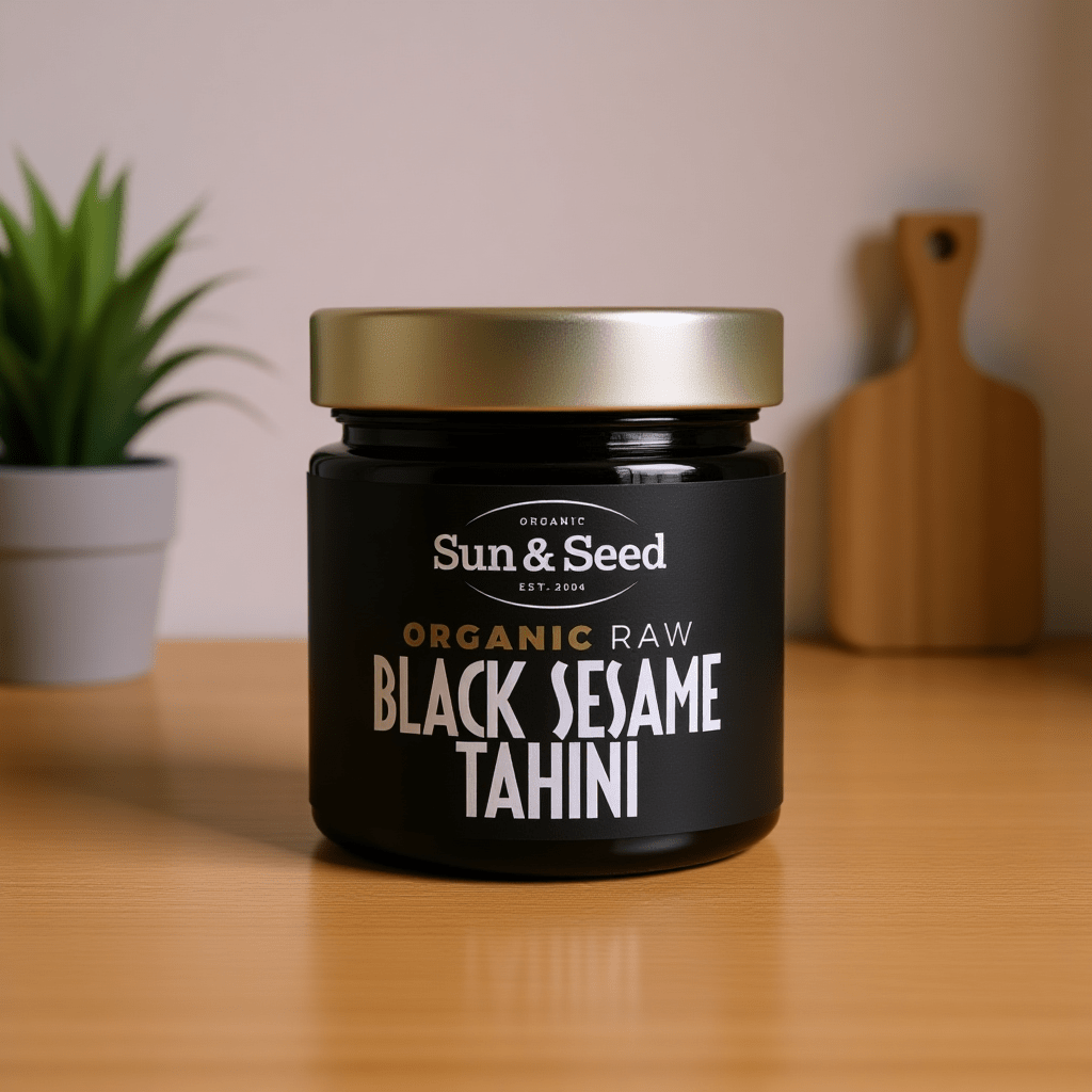 Organic Raw Black Sesame Tahini 200g