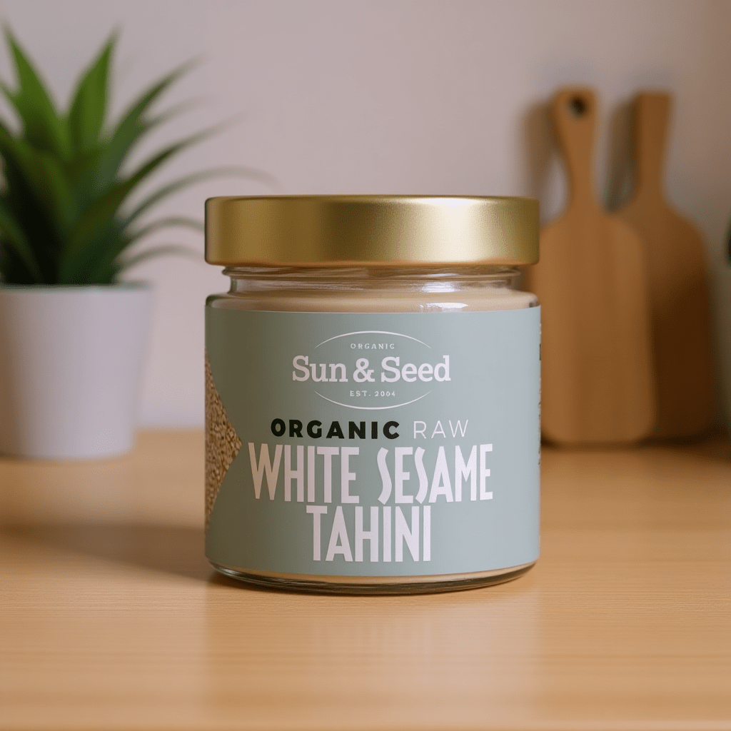 Organic Raw White Sesame Tahini 200g