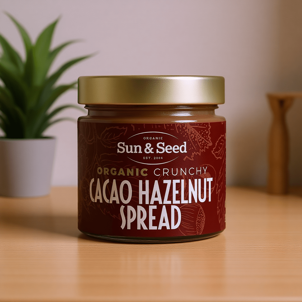 Organic Crunchy Cacao & Hazelnut Spread 200g