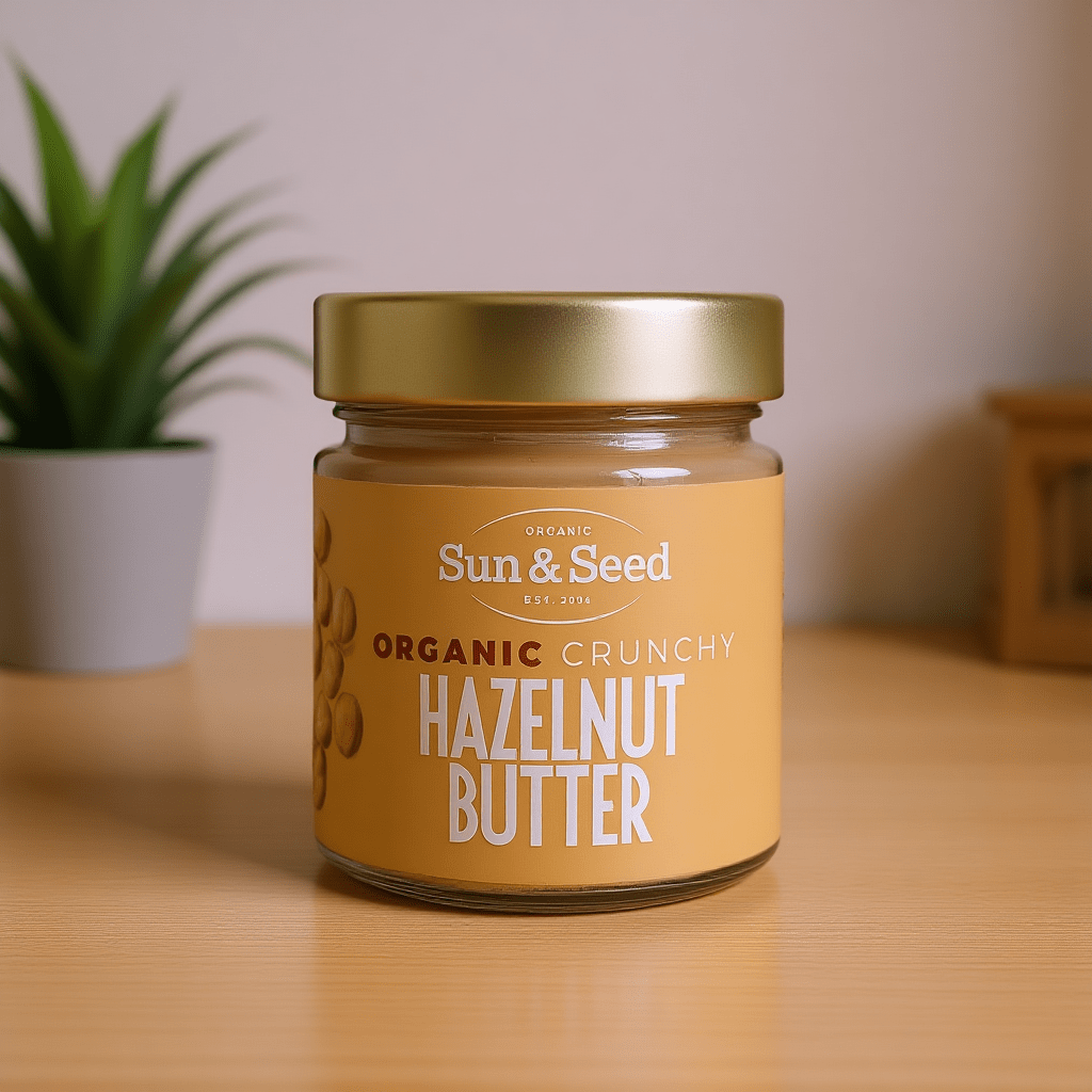 Organic Hazelnut Crunchy Butter 200g