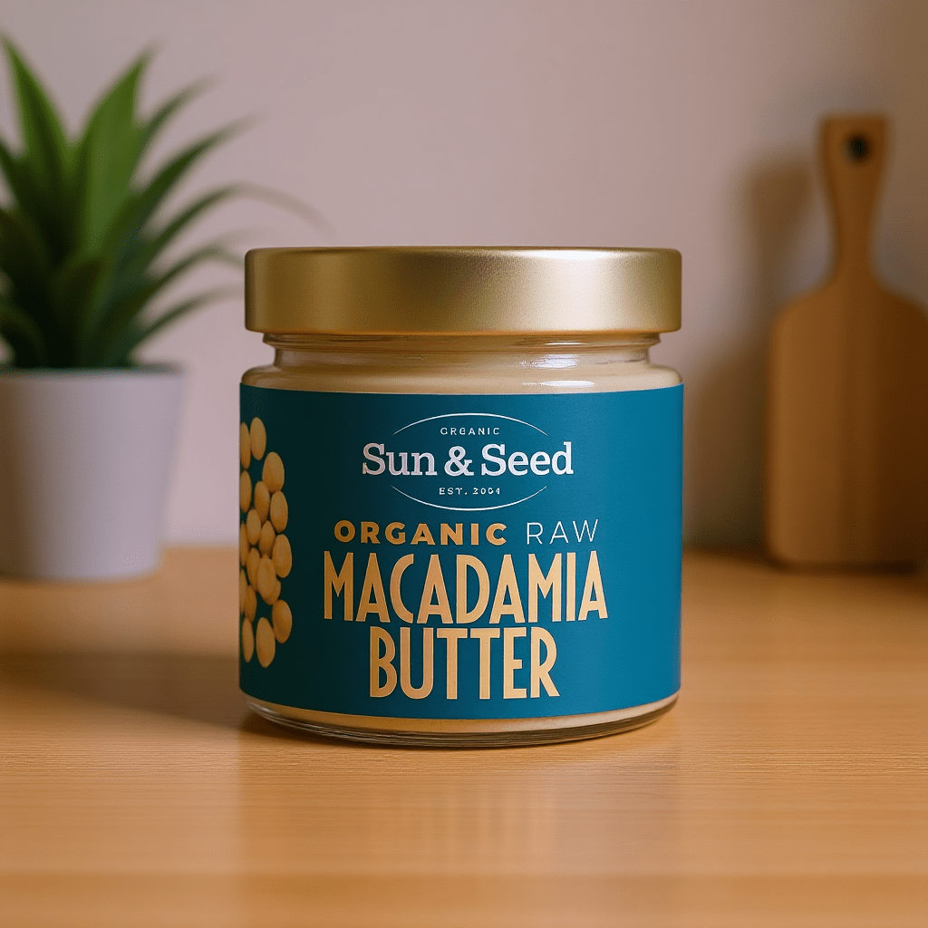 Organic Raw Organic Macadamia Butter 200g