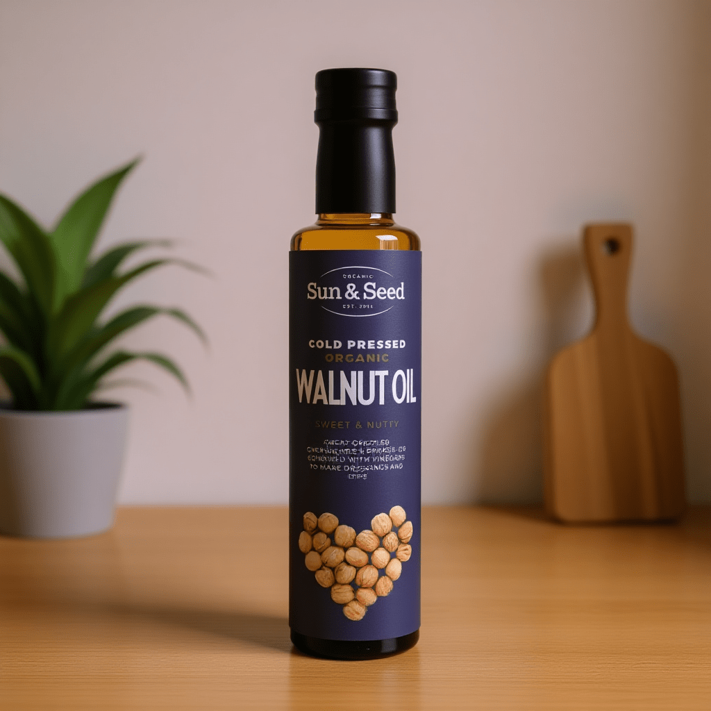 Organic Walnut Oil-cold pressed 250g