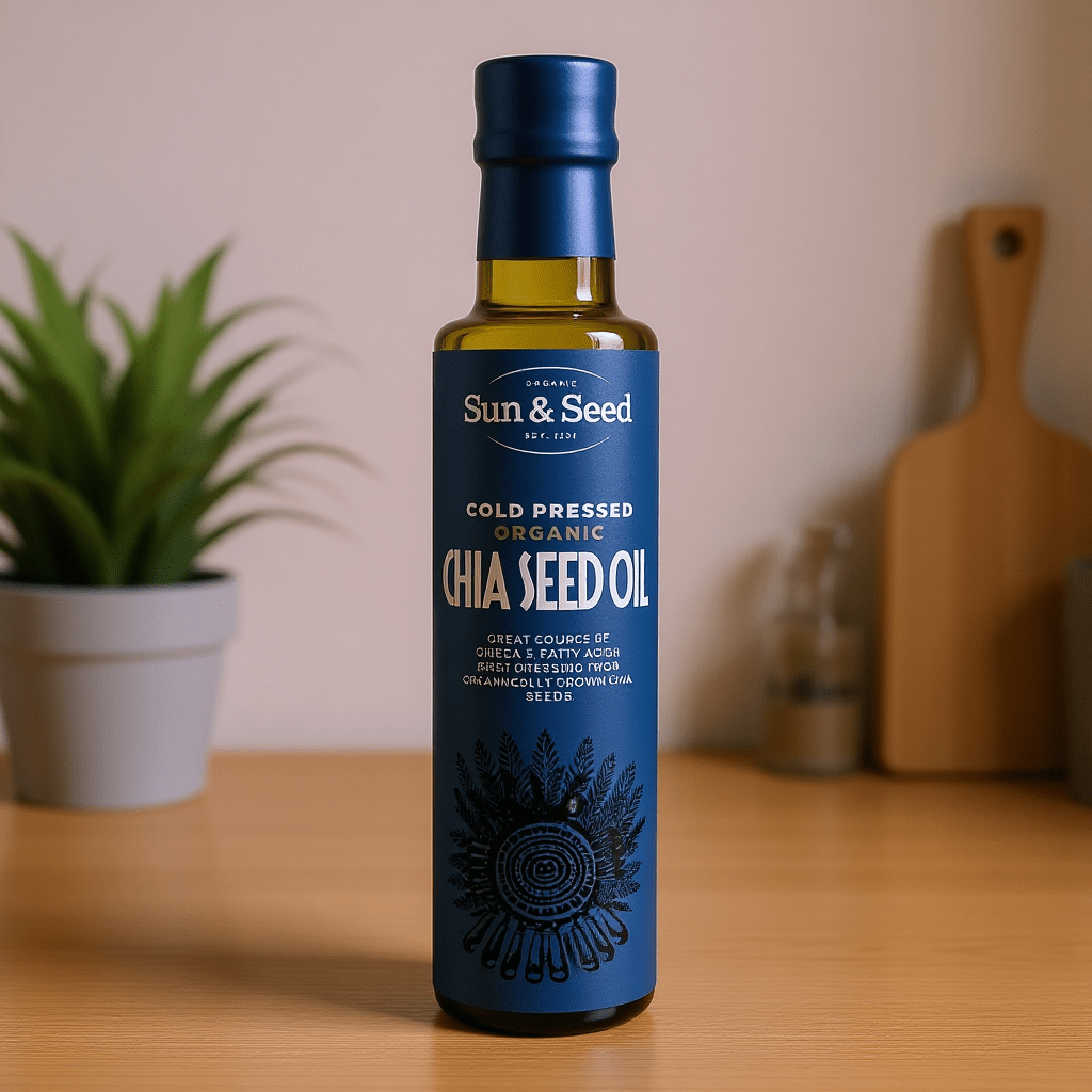 Organic Chia Seed Oil-cold pressed 250g