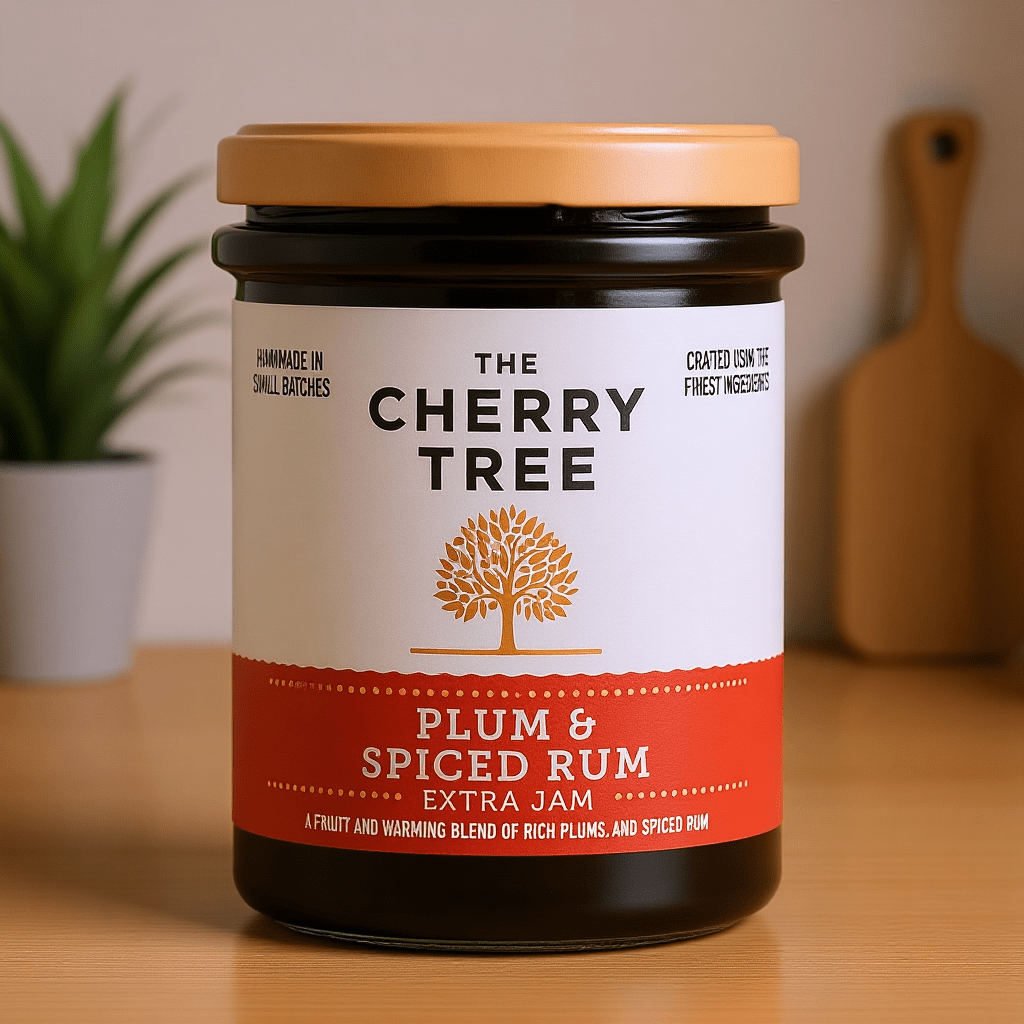 Plum & Spiced Rum Extra Jam 225g