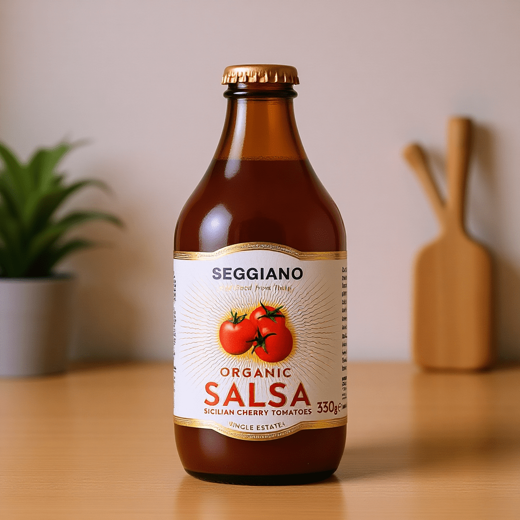 Organic Sicilian Cherry Tomato Salsa 330g