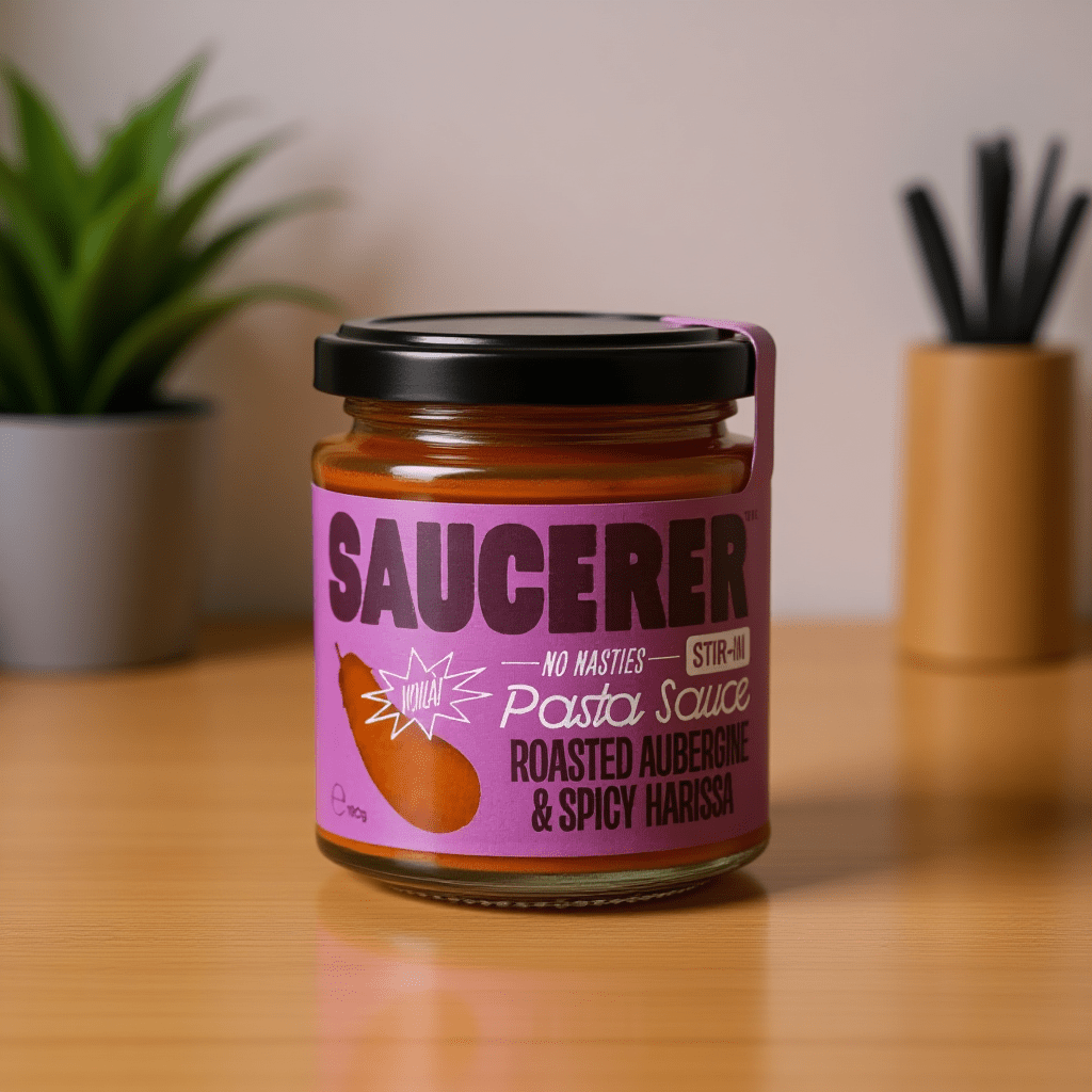 Roasted Aubergine & Spicy Harissa Stir-in Pasta Sauce 190g