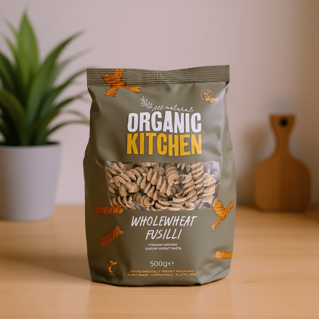 Organic Italian Wholewheat Fusilli 500g
