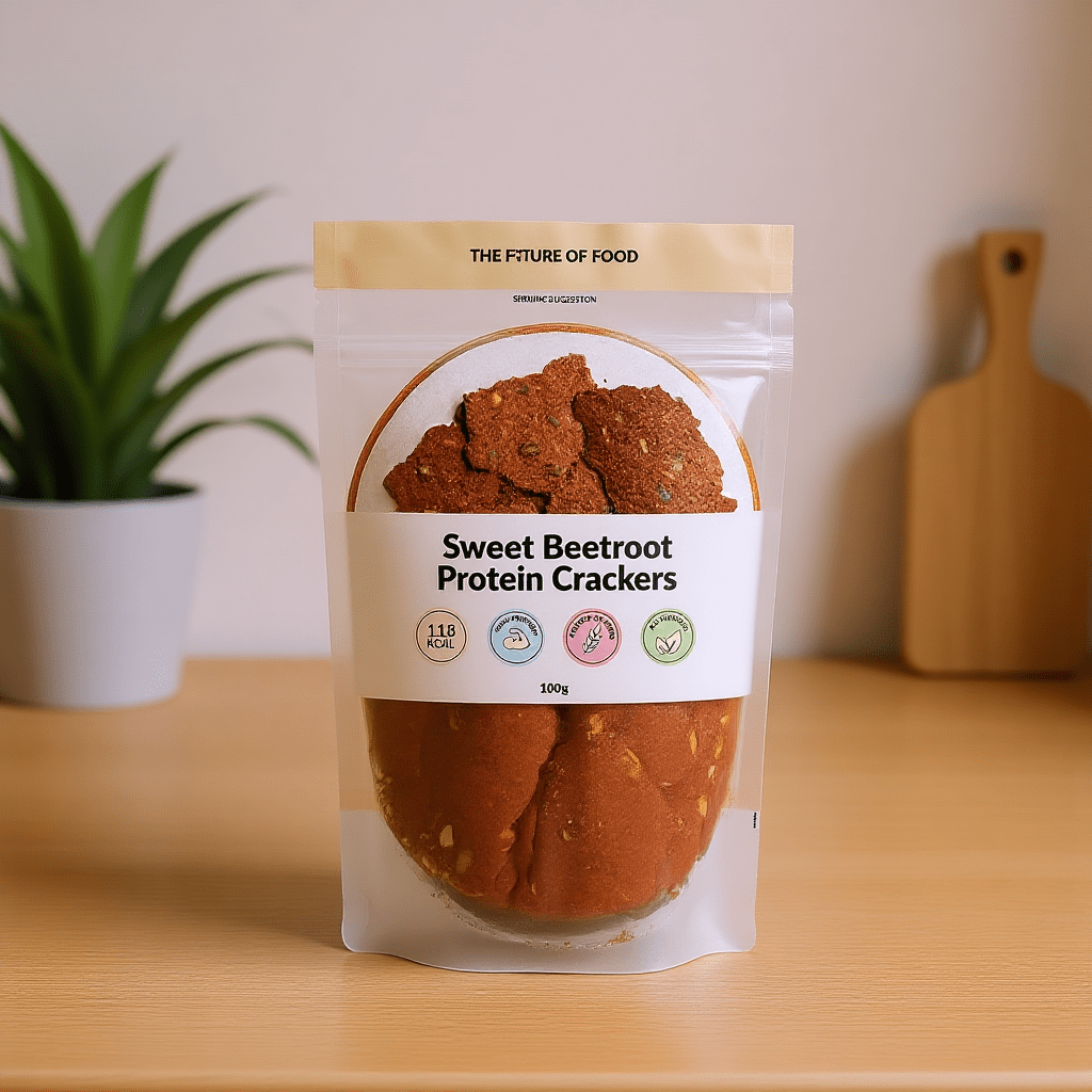 Sweet Beetroot Protein Crackers 100g