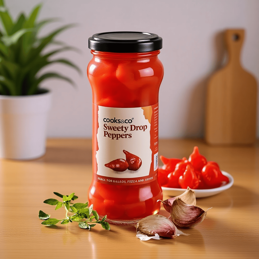 Sweet Red Drop Peppers 235g