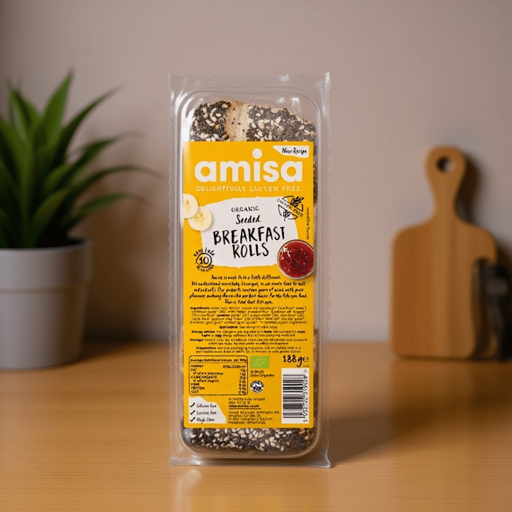 Organic Seeded Breakfast Rolls 188g