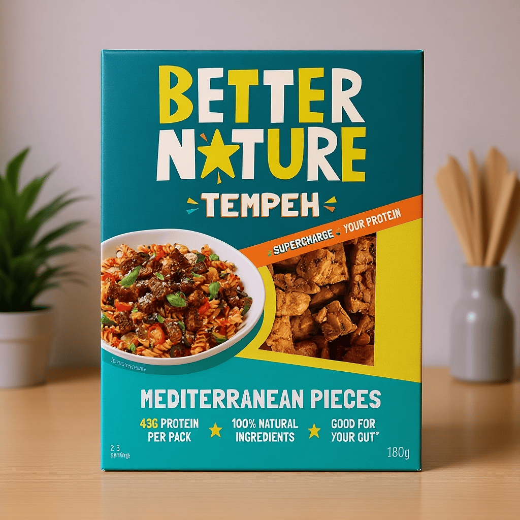 Mediterranean Tempeh Pieces 180g