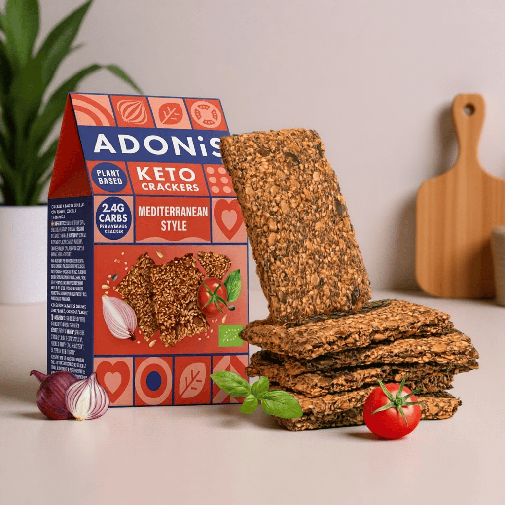 Keto Mediterranean Crackers 60g