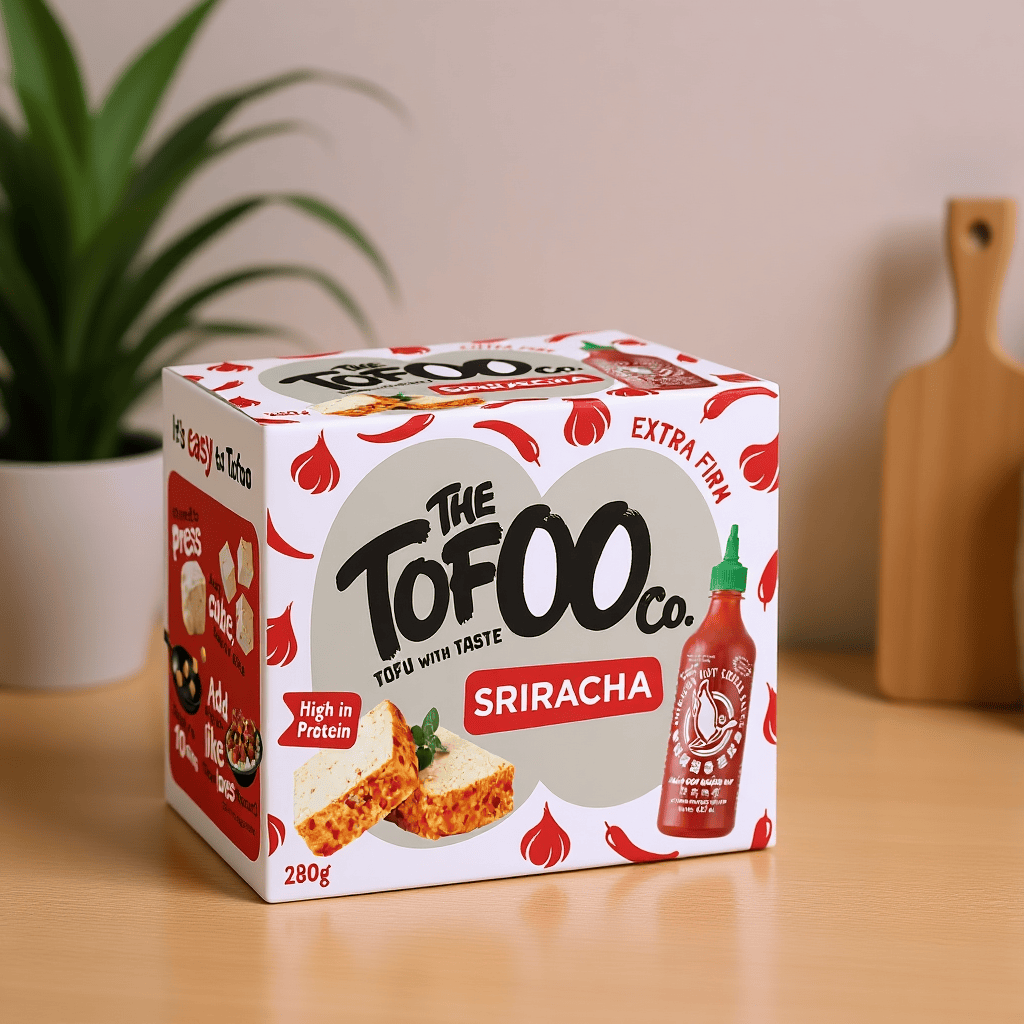 Sriracha Tofu 280g by The Tofoo Company