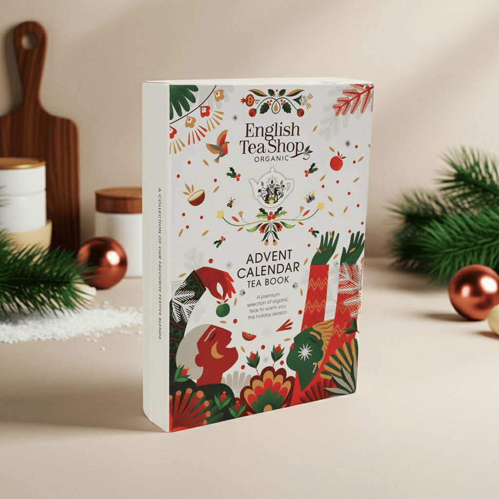 A variety of festive herbal and classic teas in a beautifully illustrated calendar. Celebrate each day with a new organic flavour.