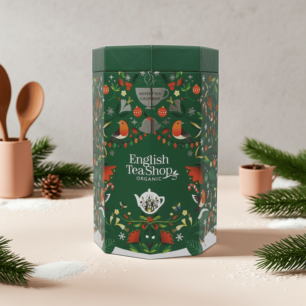 Shaped like a Christmas tree and filled with 13 warming tea blends. A charming, eco-friendly gift to delight any tea lover.