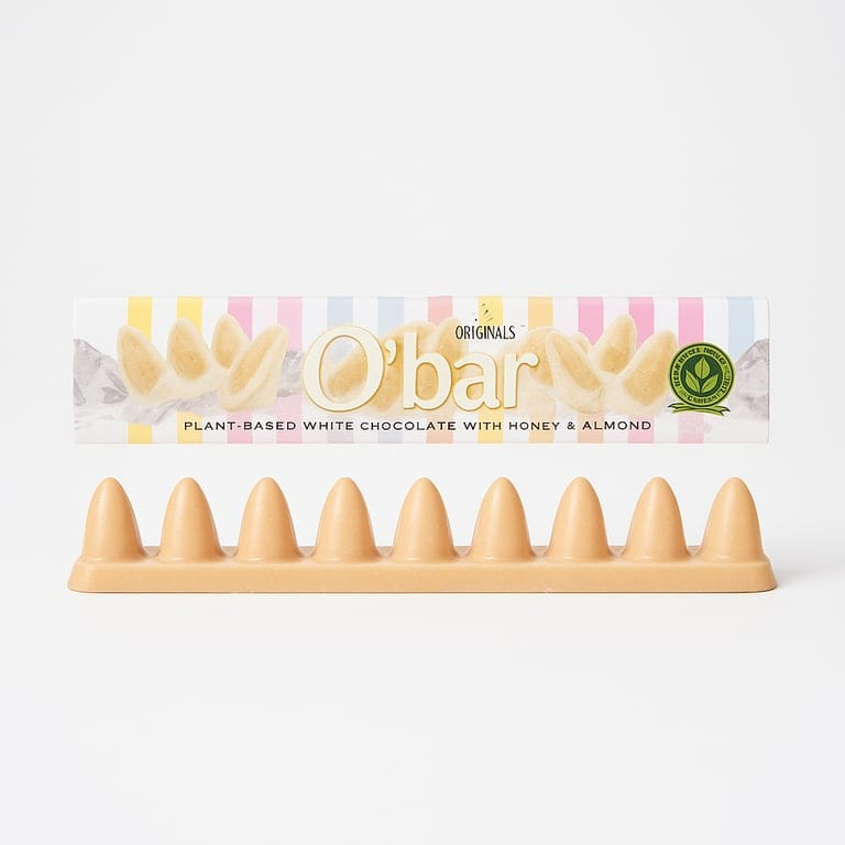O'bar White Chocolates -Crunchy Almond and H*ney 200g