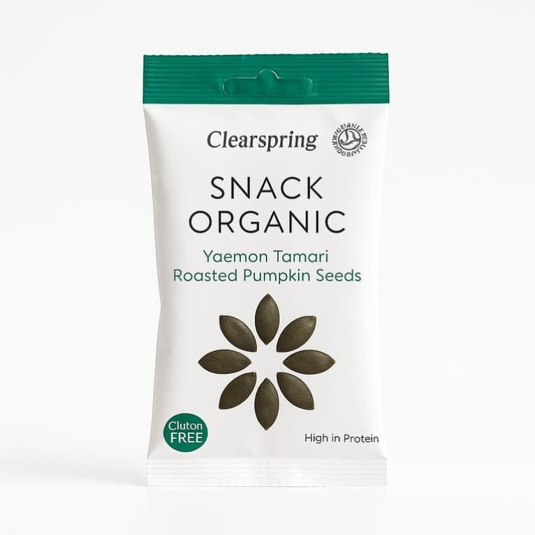 Organic Tamari Roasted Pumpkin Seeds 30g by Clearspring