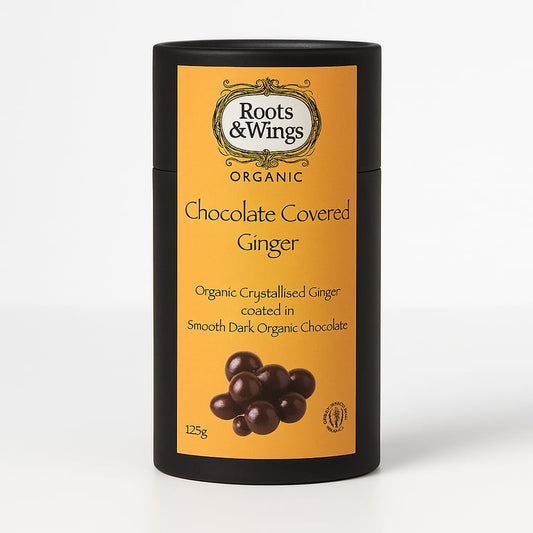 Organic Chocolate Covered Ginger 120g
