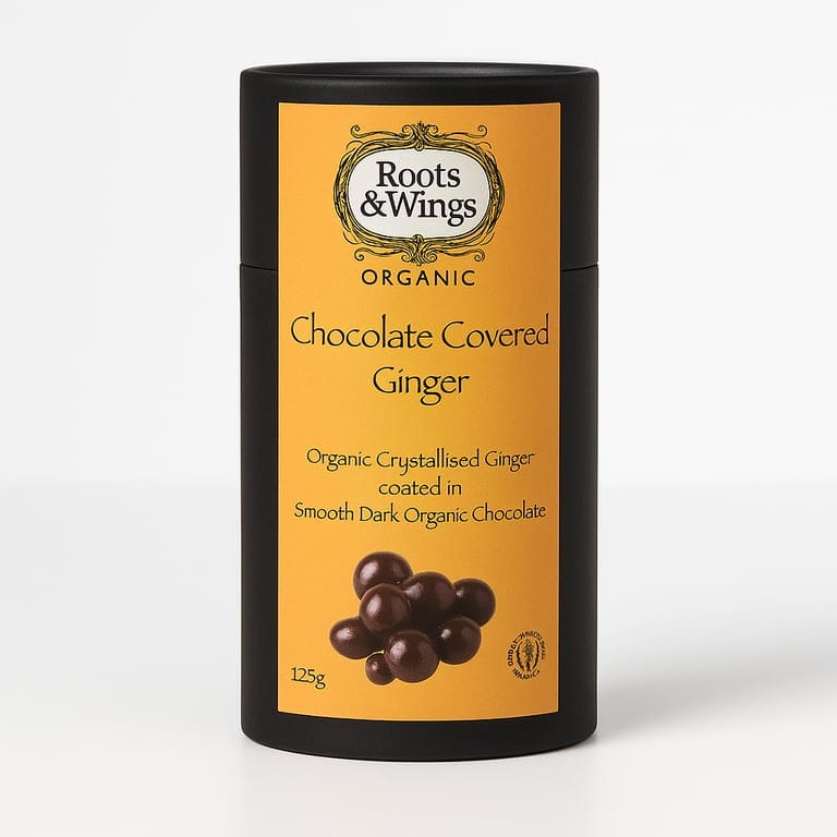 Organic Chocolate Covered Ginger 120g