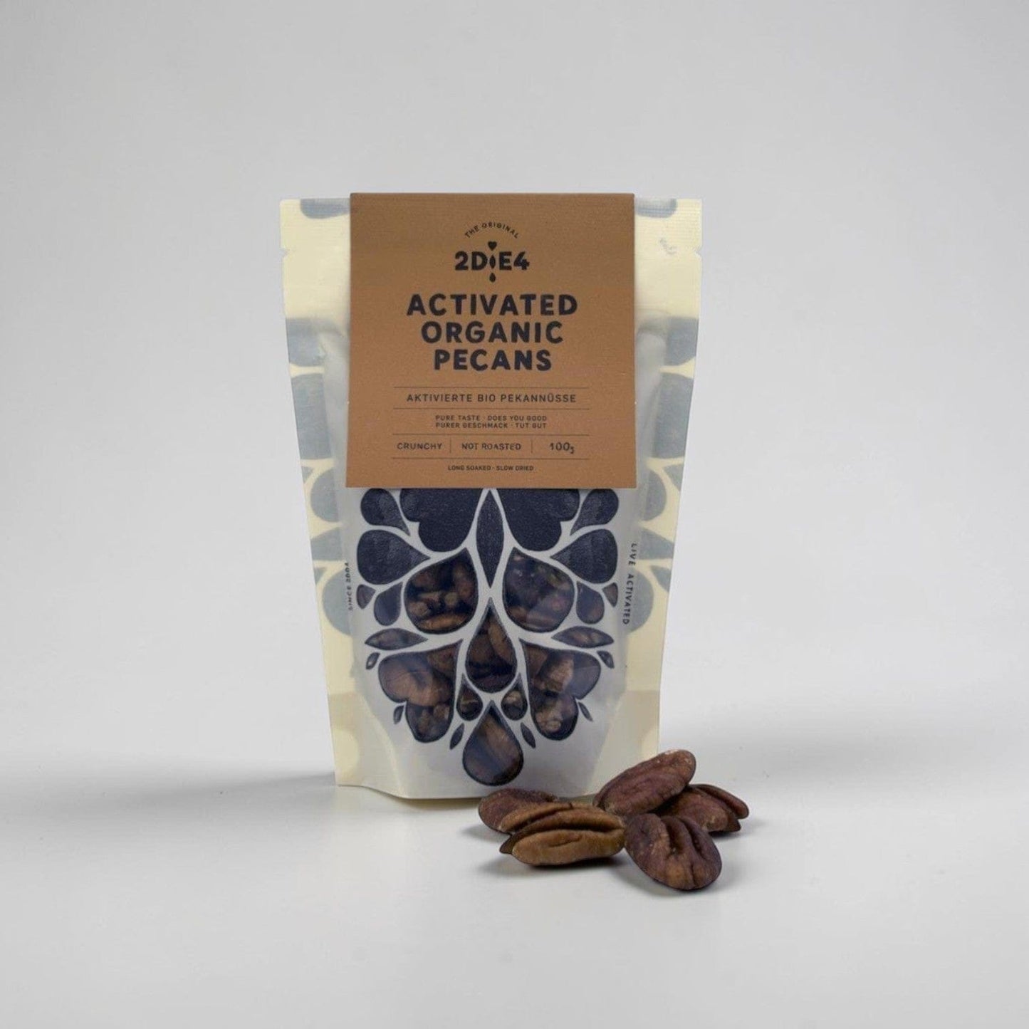 Activated Organic Pecans 100g by 2DiE4 Live Foods