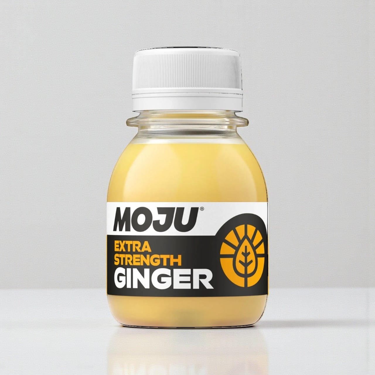 Saporia | Artisan UK Vegan Cheesemonger & Deli Extra Strength Ginger Shot, a potent 60ml drink with apple and lemon.