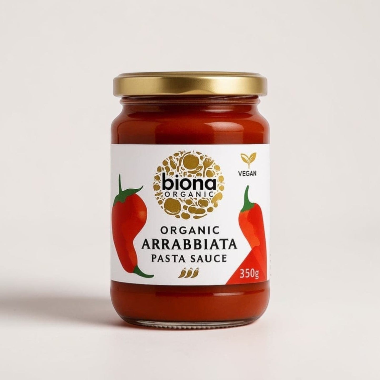 Organic Arrabbiata - Hot & Spicy Pasta Sauce 350g by Biona