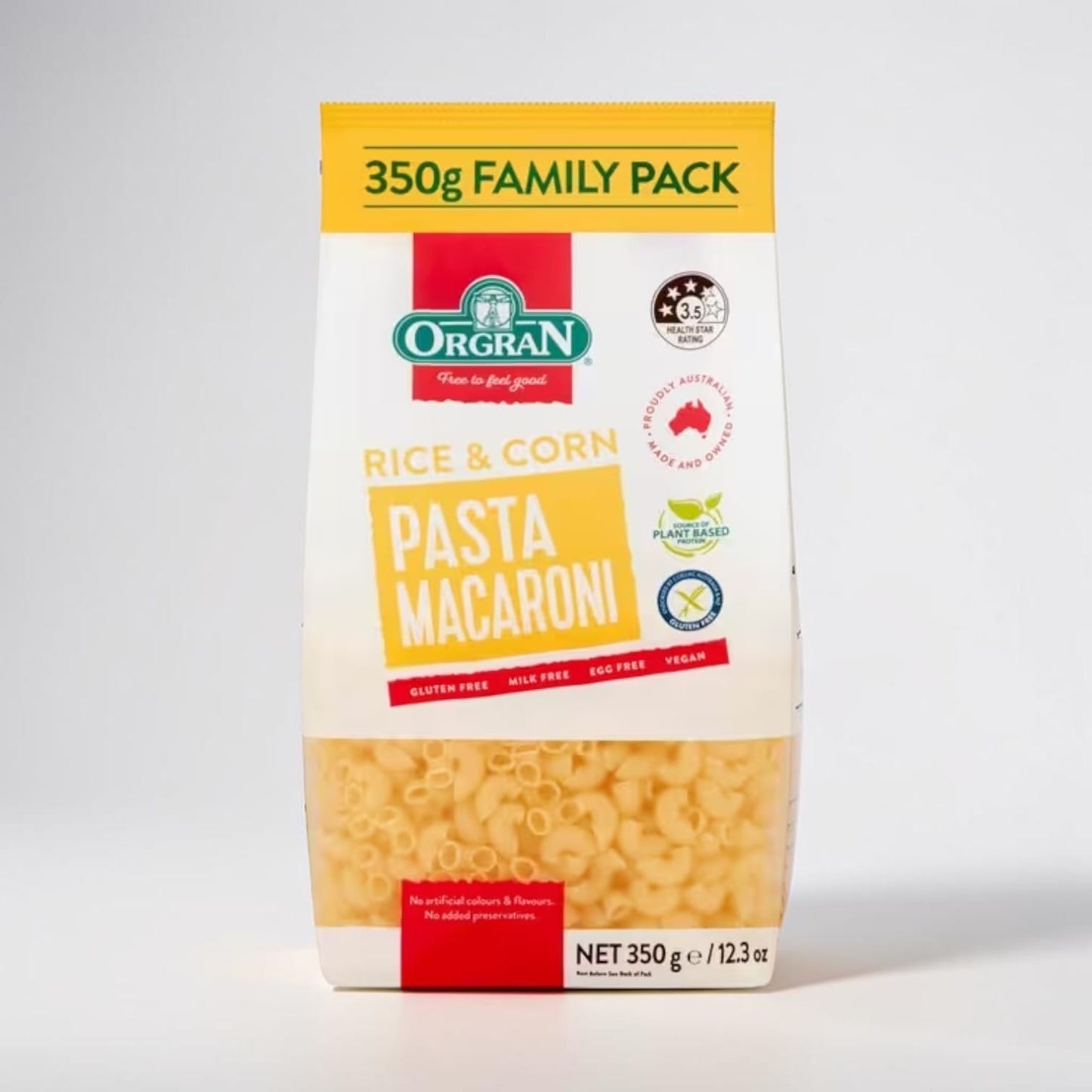 Rice & Corn Macaroni 350g by Orgran