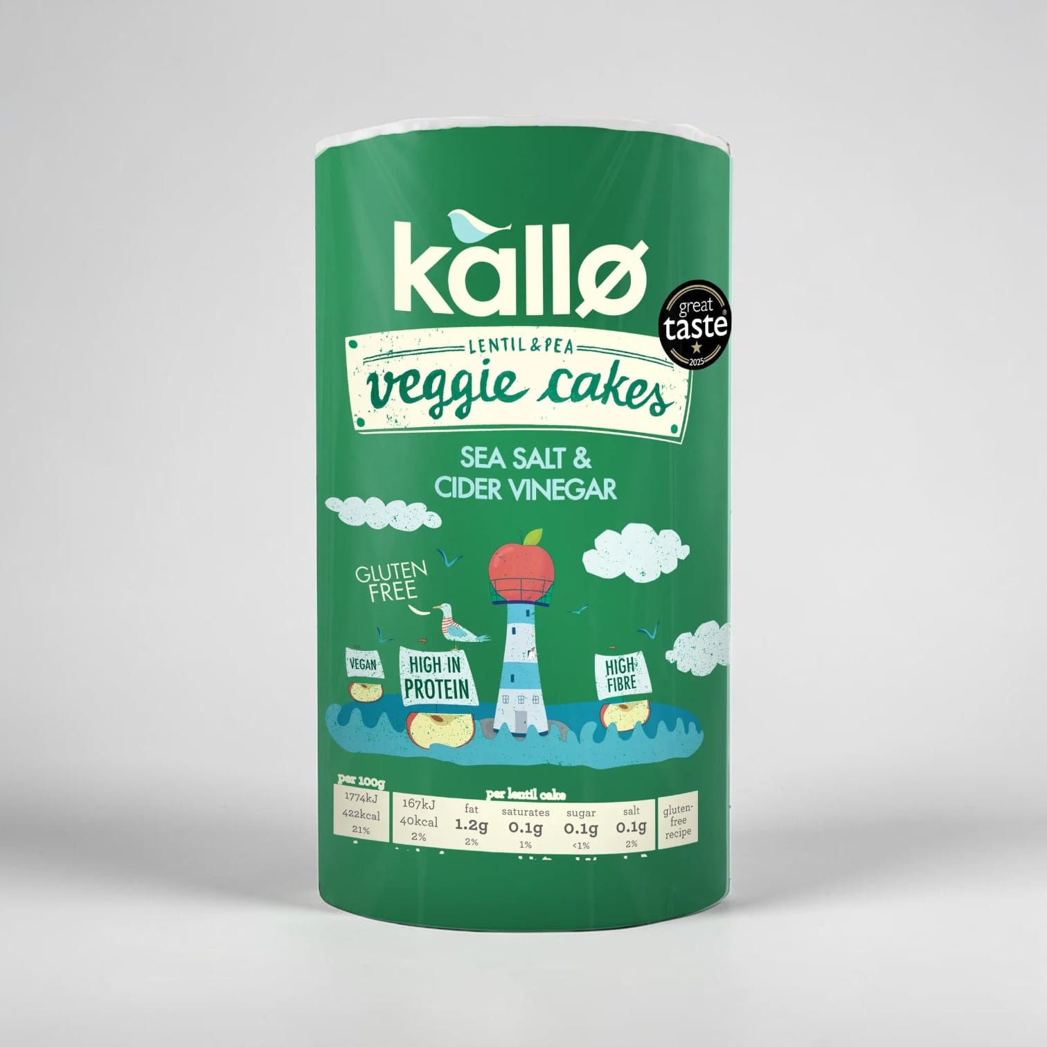 Salt and Vinegar Veggie Cakes by Kallo