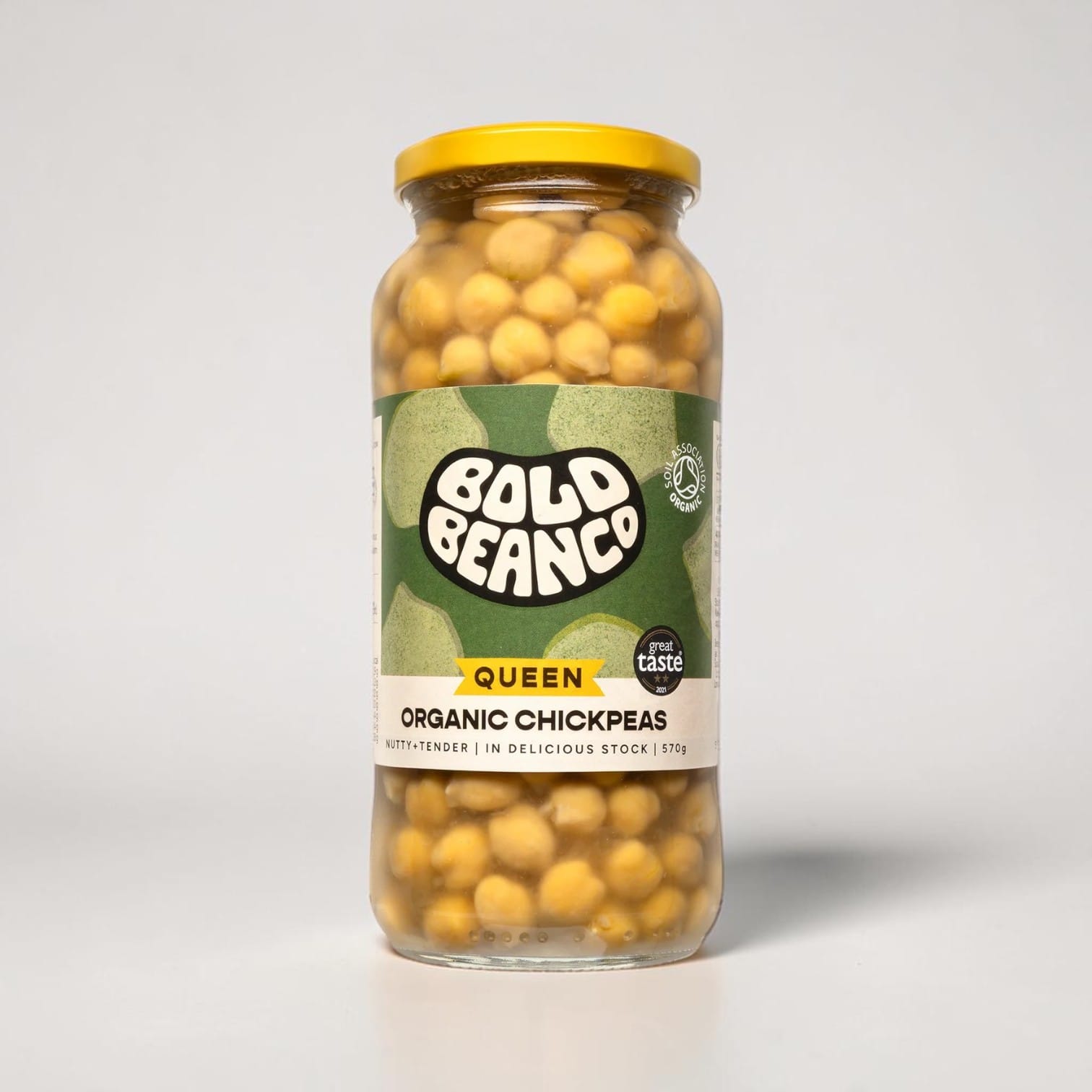 Organic Chickpeas 570g by Bold Bean Co