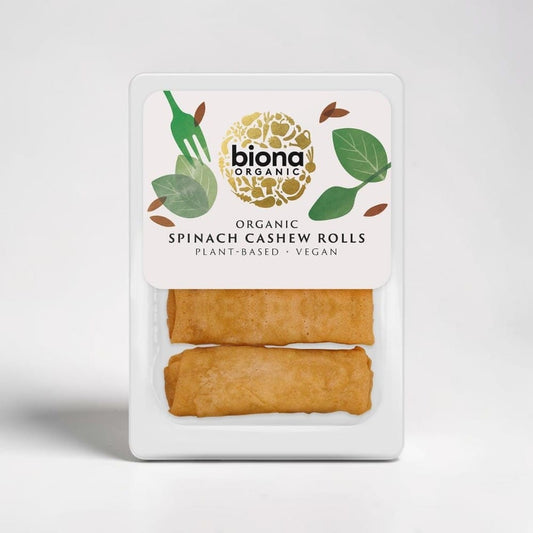 Organic Spinach Cashew Rolls Spelt Wrap by Biona