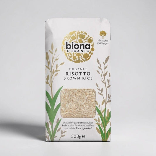 Organic Risotto Rice - Brown 500g by Biona