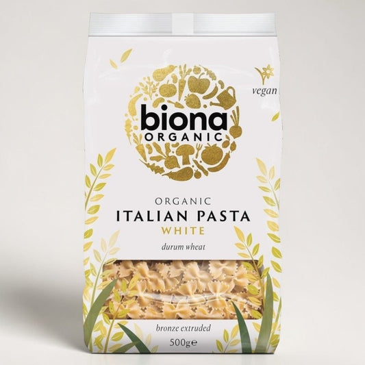 Organic White Farfalline Pasta 500g by Biona
