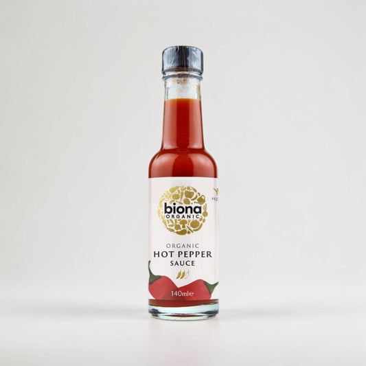 Organic Hot Pepper Sauce 140g by Biona