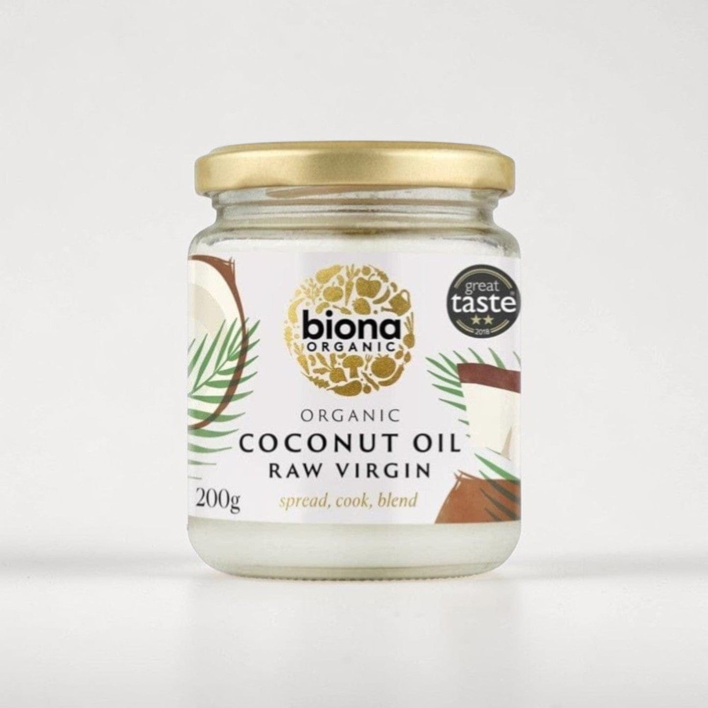 Organic Raw Virgin Coconut Oil 200g by Biona