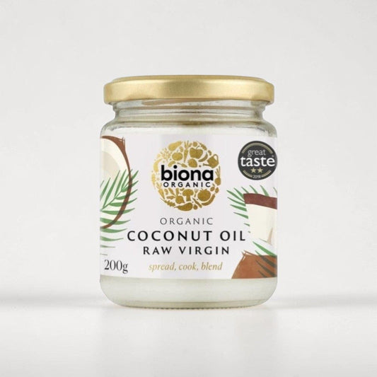 Organic Raw Virgin Coconut Oil 200g by Biona