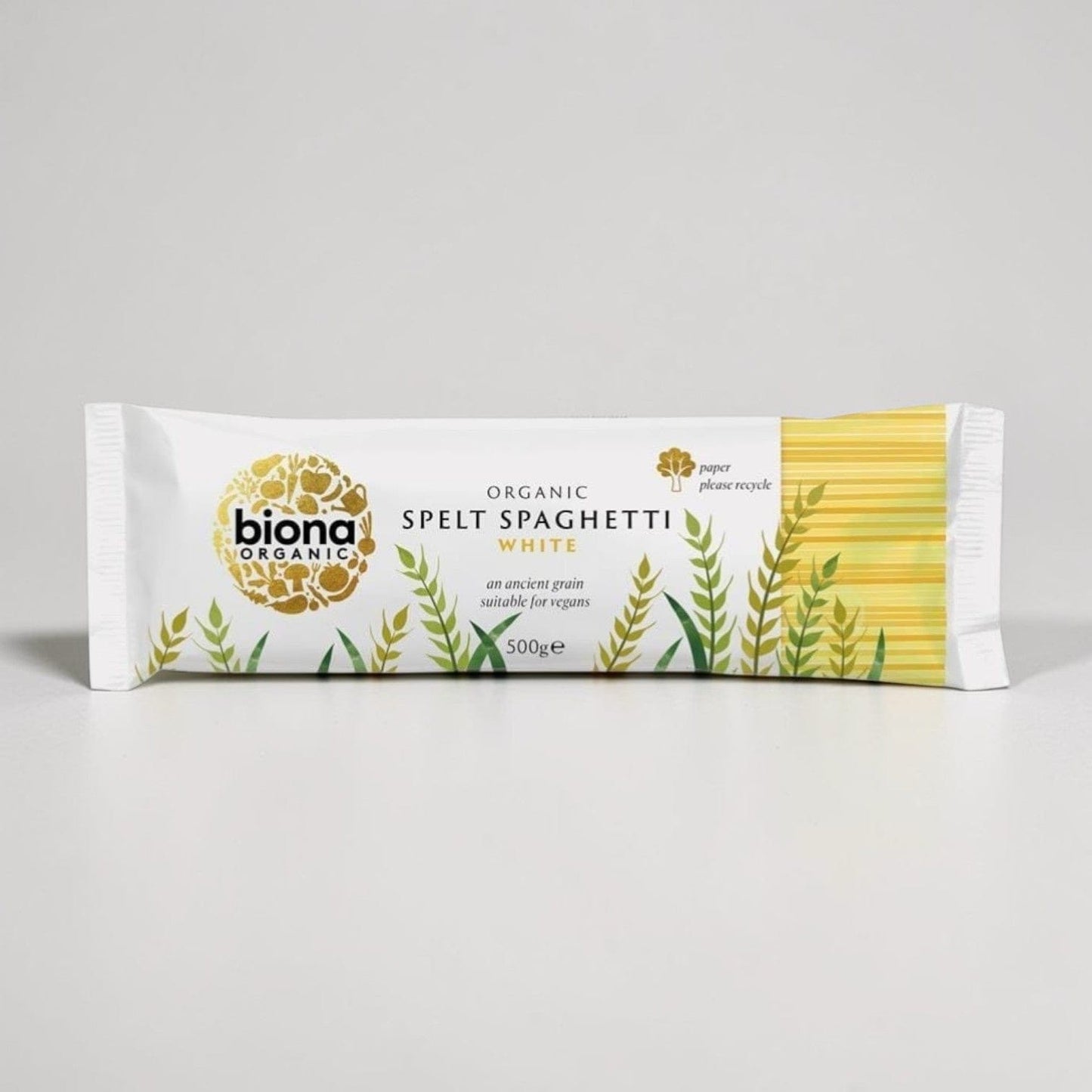 Organic Spelt Spaghetti Pasta - White 500g by Biona