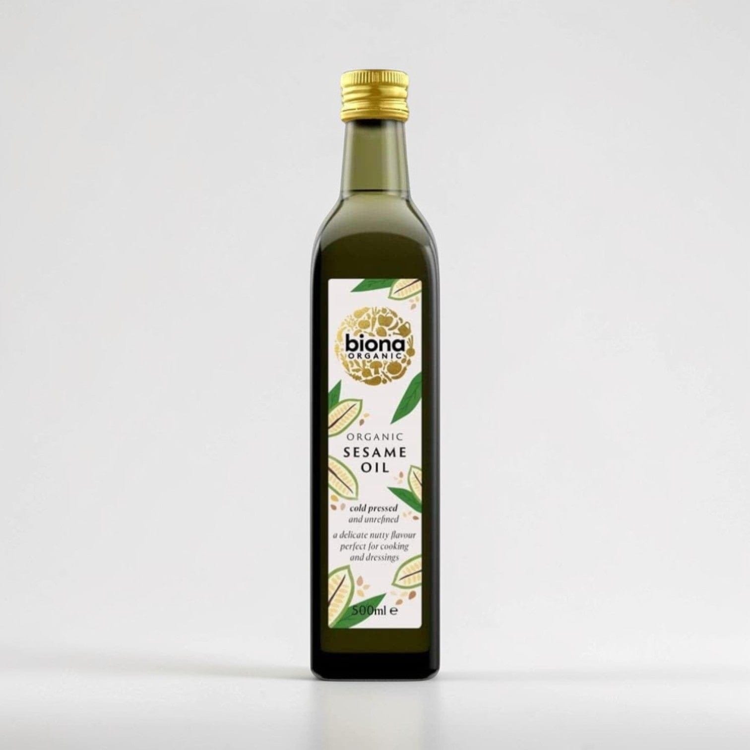 Organic Cold-Pressed Sesame Oil 500g by Biona