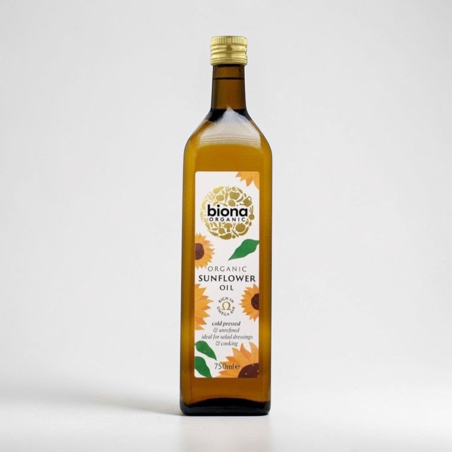 Organic Sunflower Oil Cold Pressed 750g by Biona