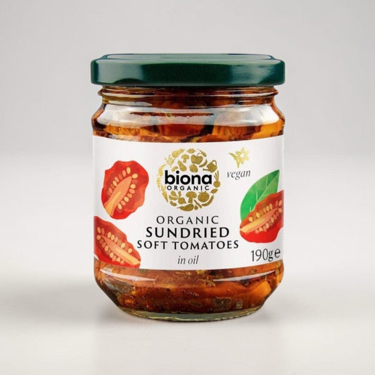 Organic Sundried Soft Tomatoes in Oil 190g by Biona