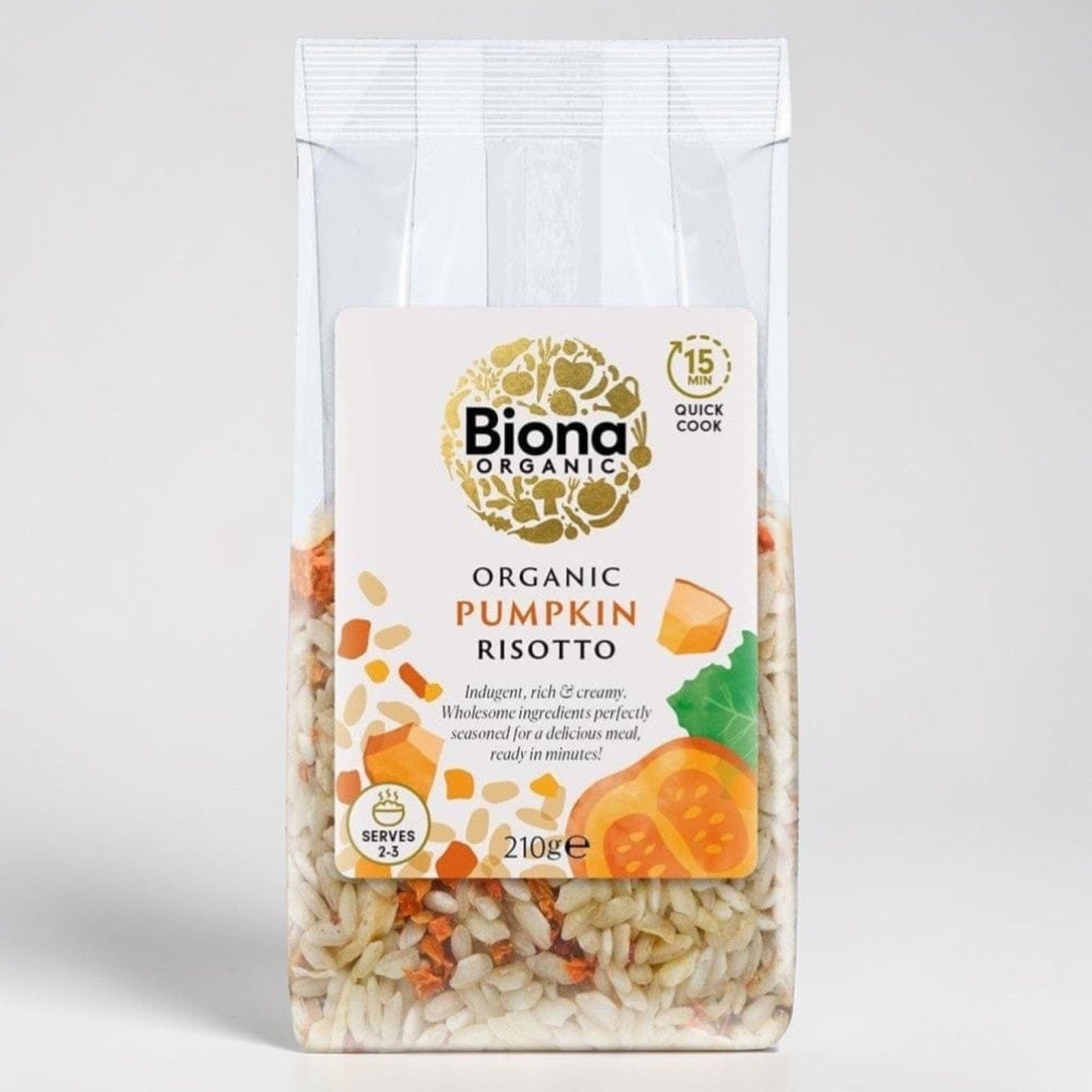 Organic Pumpkin Risotto 210g by Biona