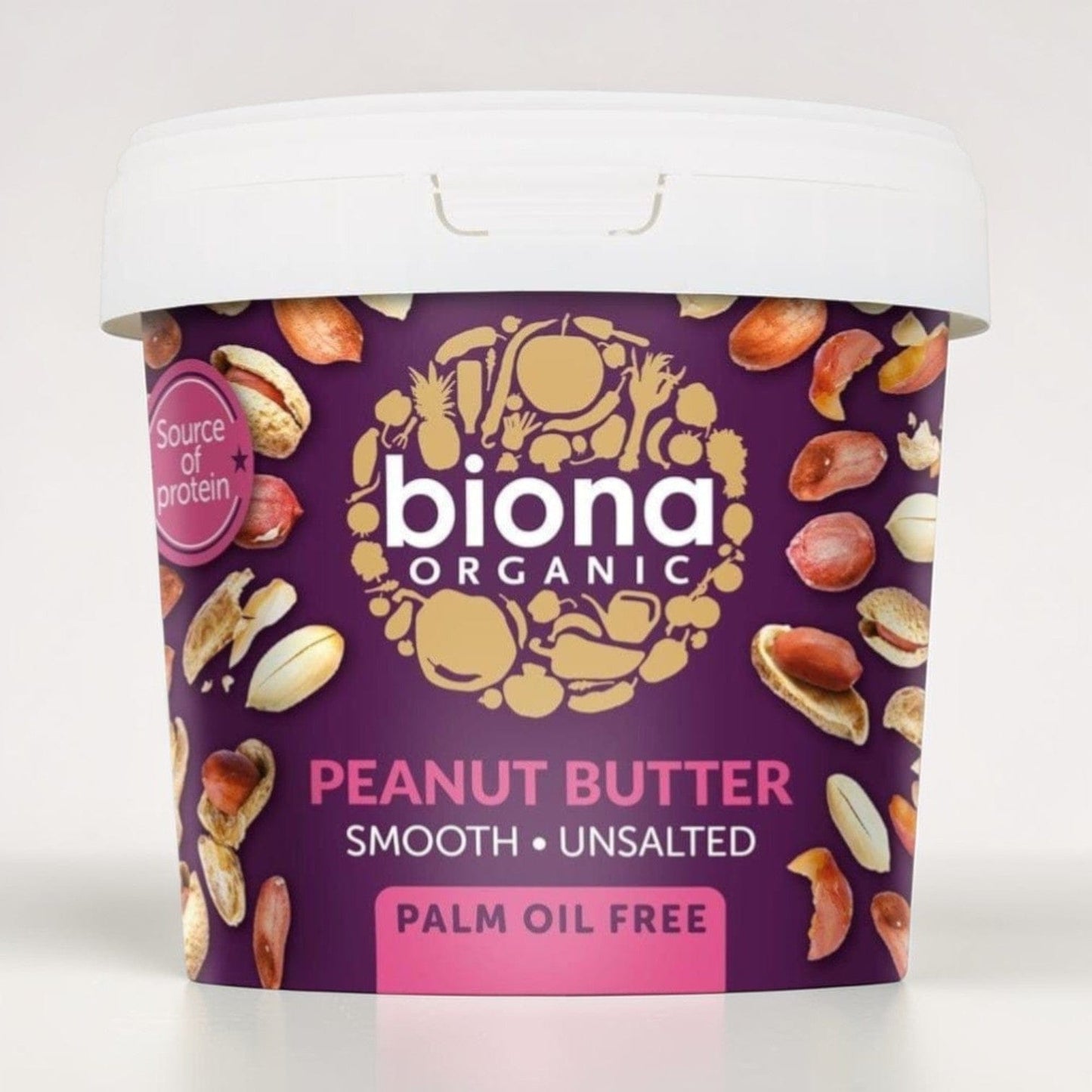Organic Peanut Butter Smooth Unsalted 1KG by Biona