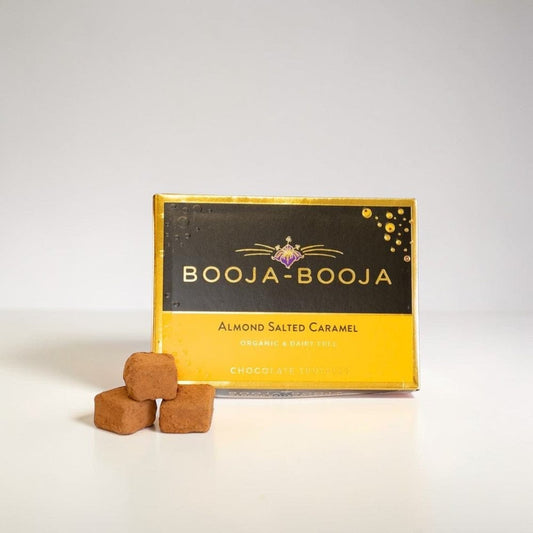 Almond Salted Caramel Chocolate Truffles 92g by Booja-Booja